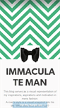 Mobile Screenshot of immaculateman.tumblr.com