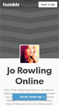 Mobile Screenshot of jorowlingnet.tumblr.com