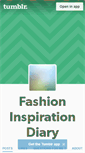 Mobile Screenshot of fashioninspirationdiary.tumblr.com
