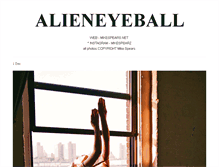 Tablet Screenshot of alieneyeball.tumblr.com