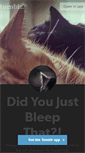 Mobile Screenshot of didyoujustbleepthat.tumblr.com