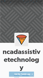 Mobile Screenshot of ncadassistivetechnology.tumblr.com