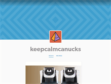 Tablet Screenshot of keepcalmcanucks.tumblr.com