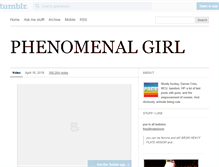 Tablet Screenshot of girlphenom.tumblr.com