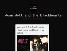 Tablet Screenshot of joanjettandtheblackhearts.tumblr.com