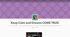 Desktop Screenshot of keepcalmandreamscometrue.tumblr.com