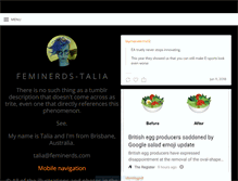 Tablet Screenshot of feminerds.tumblr.com