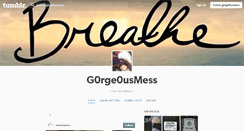 Desktop Screenshot of g0rge0usmess.tumblr.com