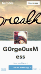 Mobile Screenshot of g0rge0usmess.tumblr.com