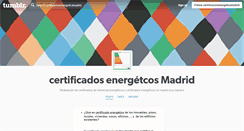 Desktop Screenshot of certificacionenergeticamadrid.tumblr.com