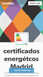 Mobile Screenshot of certificacionenergeticamadrid.tumblr.com