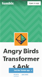 Mobile Screenshot of angrybirdstransformersapk.tumblr.com