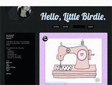 Tablet Screenshot of littlebirdie.tumblr.com