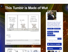 Tablet Screenshot of madeofwut.tumblr.com