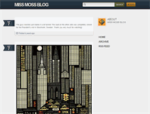 Tablet Screenshot of missmossblog.tumblr.com