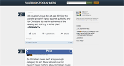 Desktop Screenshot of facebookfoolishness.tumblr.com