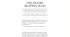 Desktop Screenshot of figureskatingblog.tumblr.com