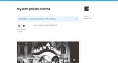 Desktop Screenshot of cinecinecine.tumblr.com