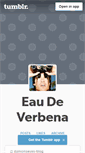Mobile Screenshot of eaudeverbena.tumblr.com