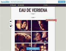 Tablet Screenshot of eaudeverbena.tumblr.com