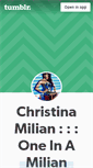 Mobile Screenshot of christina-milian.tumblr.com