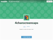 Tablet Screenshot of 4chanscreencaps.tumblr.com