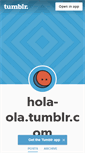 Mobile Screenshot of hola-ola.tumblr.com