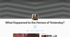 Desktop Screenshot of heroesofyesterday.tumblr.com