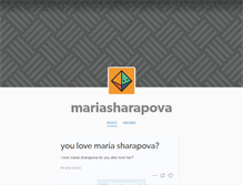 Tablet Screenshot of mariasharapova.tumblr.com