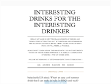 Tablet Screenshot of drinksfordrinkers.tumblr.com