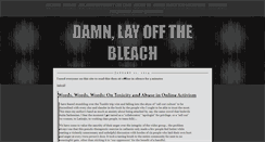 Desktop Screenshot of damnlayoffthebleach.tumblr.com