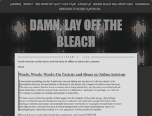 Tablet Screenshot of damnlayoffthebleach.tumblr.com