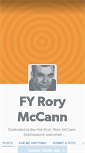 Mobile Screenshot of fyrorymccann.tumblr.com