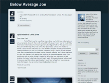 Tablet Screenshot of below-average-joe.tumblr.com