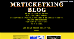 Desktop Screenshot of mrticketking.tumblr.com