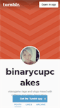 Mobile Screenshot of binarycupcakes.tumblr.com