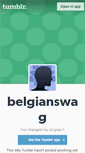 Mobile Screenshot of belgianswag.tumblr.com