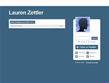 Tablet Screenshot of laurenzettler.tumblr.com