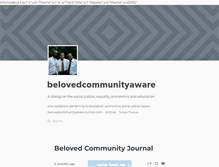 Tablet Screenshot of belovedcommunityaware.tumblr.com