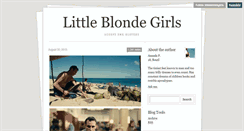 Desktop Screenshot of littleblondegirls.tumblr.com