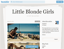 Tablet Screenshot of littleblondegirls.tumblr.com