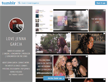 Tablet Screenshot of lovejennagarcia.tumblr.com