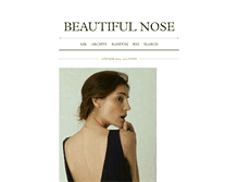 Tablet Screenshot of beautifulnose.tumblr.com