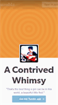 Mobile Screenshot of contrivedwhimsy.tumblr.com