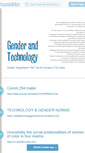 Mobile Screenshot of gender-technology.tumblr.com