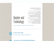 Tablet Screenshot of gender-technology.tumblr.com