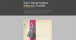 Desktop Screenshot of davidandrewjohnson.tumblr.com