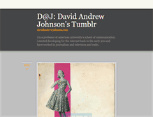 Tablet Screenshot of davidandrewjohnson.tumblr.com