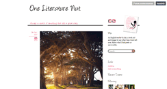 Desktop Screenshot of oneliteraturenut.tumblr.com