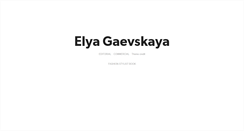 Desktop Screenshot of gaevskaya-elya.tumblr.com